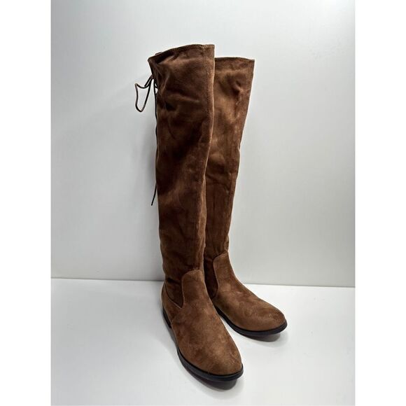 French Connection Over The Knee Boots‎ Womens 6 Brown Jasper Boot New - Picture 4 of 11